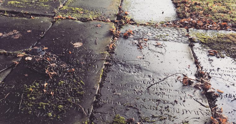 St. Mary’s Church, Stafford – Gravestones and typography