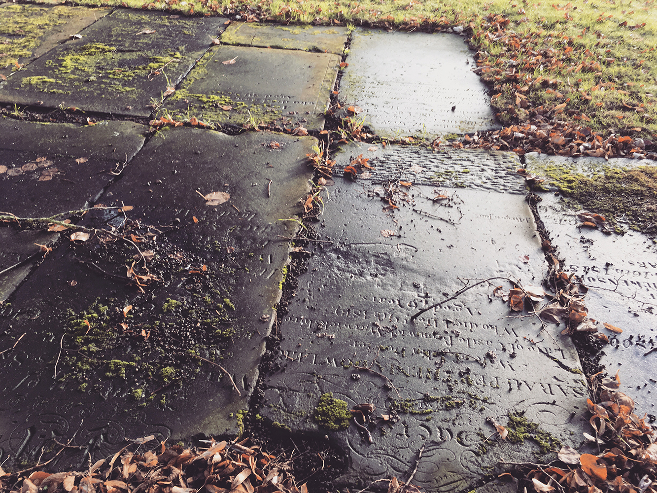 St. Mary’s Church, Stafford – Gravestones and typography