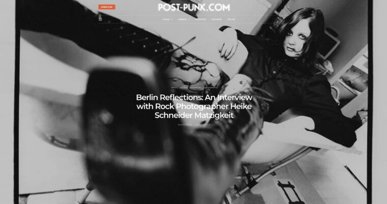 Post-Punk Feature Of My London Rock Photography Career